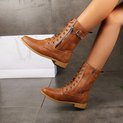 Félice - Elegantes botas ortopédicas de cuero