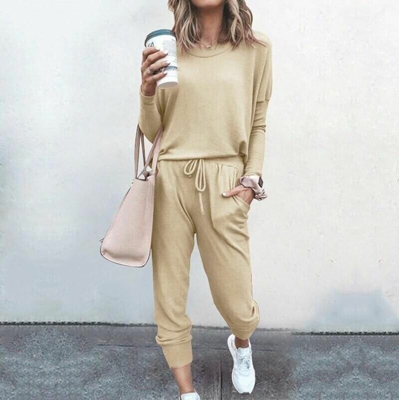MADISON – CONJUNTO DE LOUNGE DE DOS PIEZAS CHIC Y RELAJADO