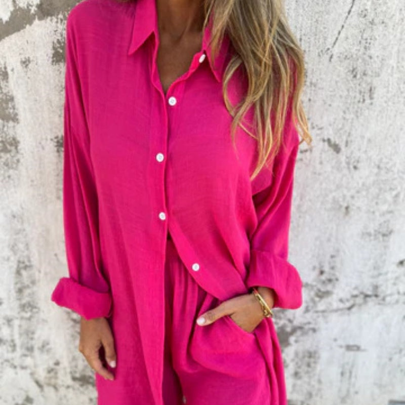Lyrie - Conjunto de Polo Relajado