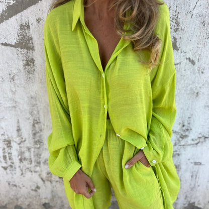 Lyrie - Conjunto de Polo Relajado