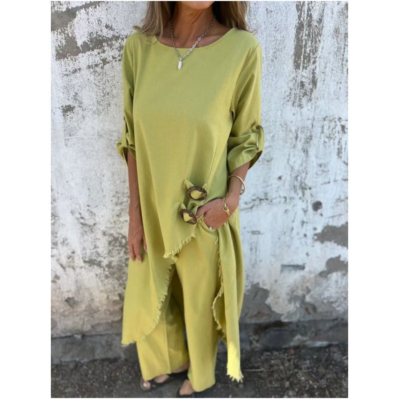HEATHER – VESTIDO MAXI RELAJADO Y OVERSIZED