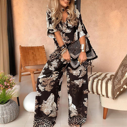 BIANCA – CONJUNTO DE DOS PIEZAS IMPRESO LUXE