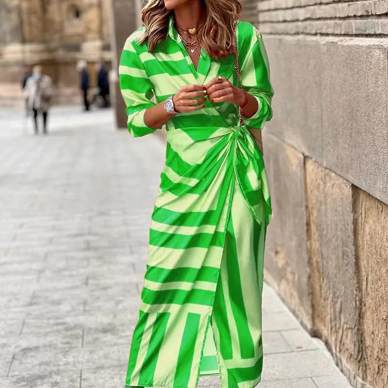 Pax – Vestido Midi Impreso