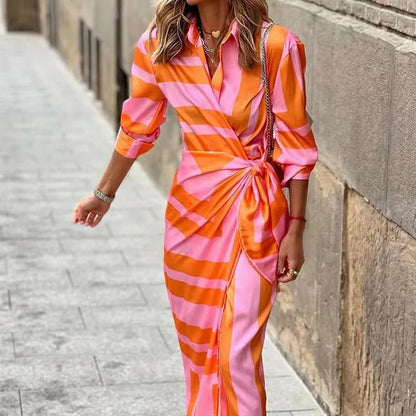 Pax – Vestido Midi Impreso