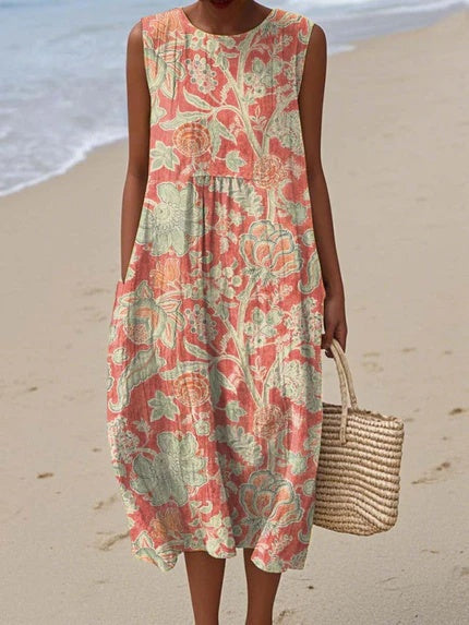 Amandine™  | Vestido Floral Vintage