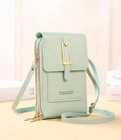 Afton | Bolso de Hombro para Teléfono Celular con Pantalla Táctil
