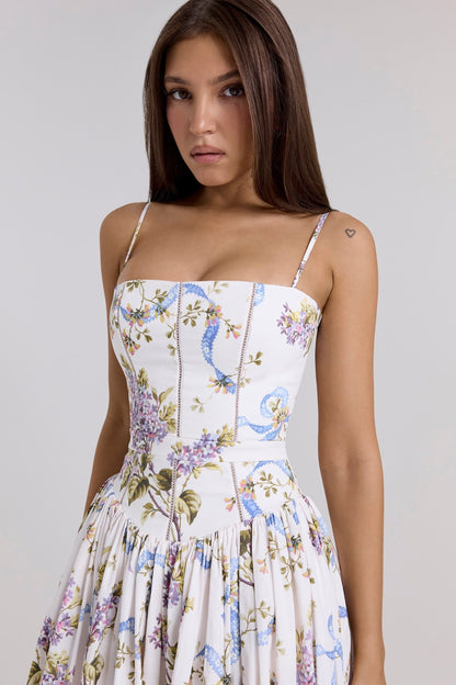 Kessara - Elegante Vestido Maxi de Verano con Tirantes Espagueti