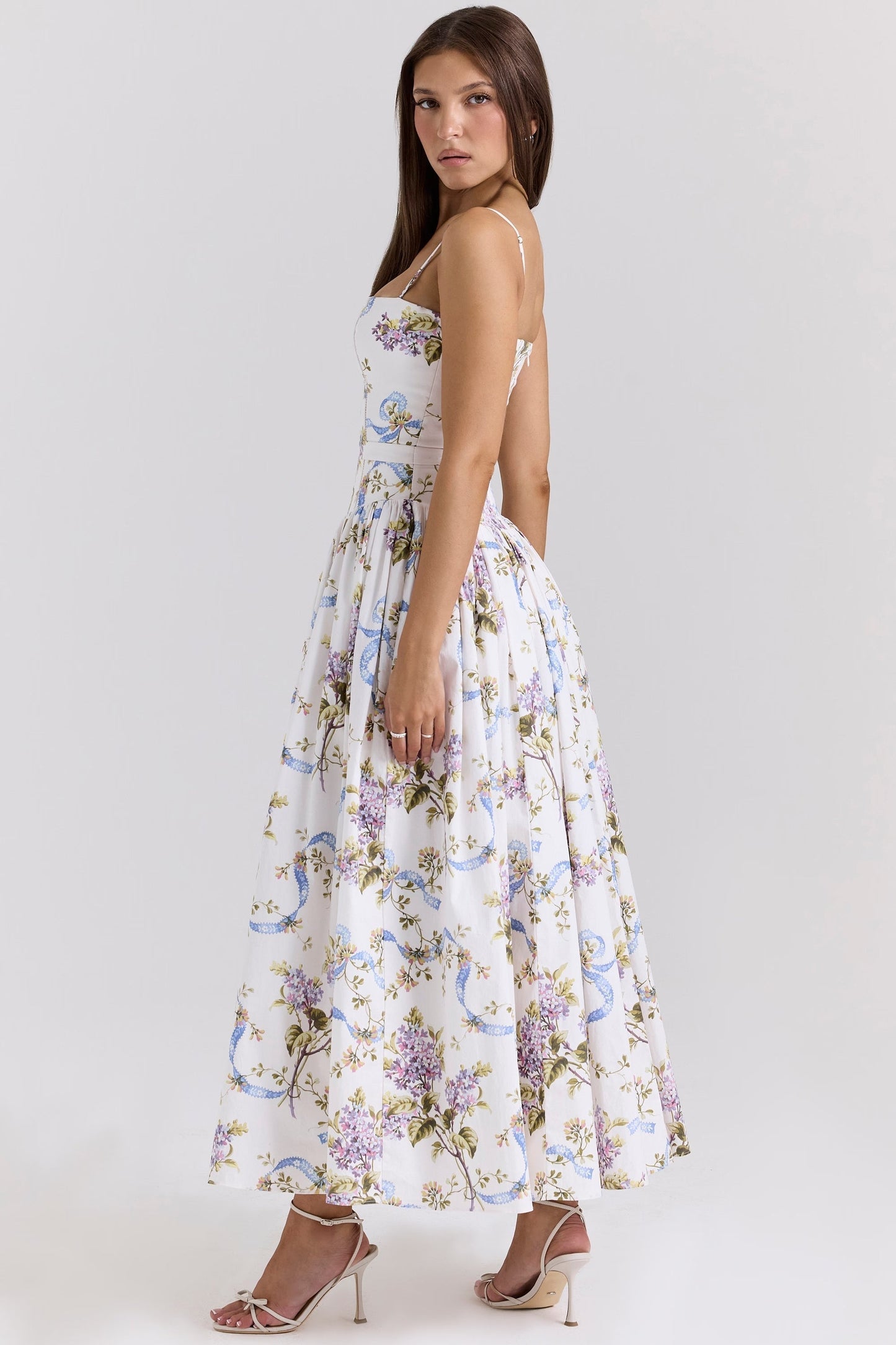 Kessara - Elegante Vestido Maxi de Verano con Tirantes Espagueti